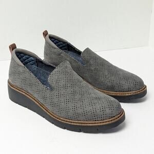 Dr. Scholl's Sidekick Slip-On Loafer, Dark Grey, Womens 7.5 M